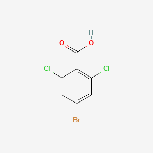 4-Bromo-2,6-dichlorobenzoic acid chemical structure (CAS 232275-51-3)