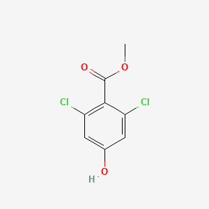 Methyl 2,6-dichloro-4-hydroxybenzoate chemical structure (CAS 232275-54-6)