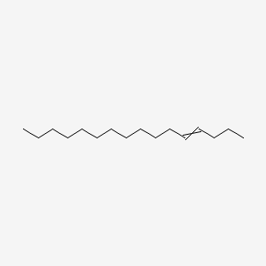4-Hexadecene chemical structure (CAS 23228-83-3)