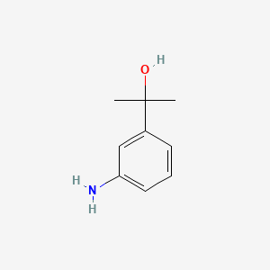 2-(3-Aminophenyl)propan-2-ol chemical structure (CAS 23243-05-2)