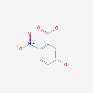 Methyl 5-methoxy-2-nitrobenzoate chemical structure (CAS 2327-45-9)