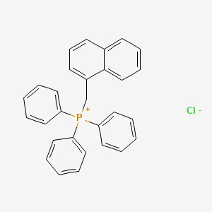 (Naphthalen-1-ylmethyl)triphenylphosphonium chloride chemical structure (CAS 23277-00-1)