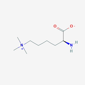(S)-2-Amino-6-(trimethylammonio)hexanoate chemical structure (CAS 23284-33-5)