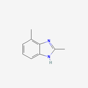 2,7-Dimethyl-1H-benzo[d]imidazole chemical structure (CAS 23291-66-9)