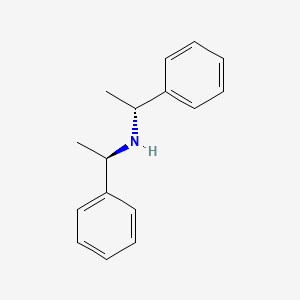 Bis[(R)-1-phenylethyl]amine chemical structure (CAS 23294-41-9)