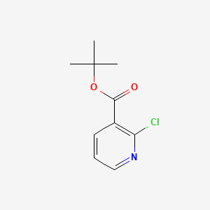 tert-Butyl 2-chloronicotinate chemical structure (CAS 232951-83-6)