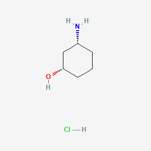 (1S,3R)-3-Aminocyclohexanol hydrochloride chemical structure (CAS 2331211-57-3)