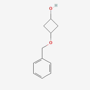 cis-3-(Benzyloxy)cyclobutanol chemical structure (CAS 233276-35-2)
