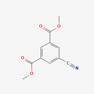 Dimethyl 5-cyanoisophthalate chemical structure (CAS 23340-69-4)