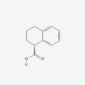 (R)-1,2,3,4-Tetrahydronaphthoic acid chemical structure (CAS 23357-47-3)