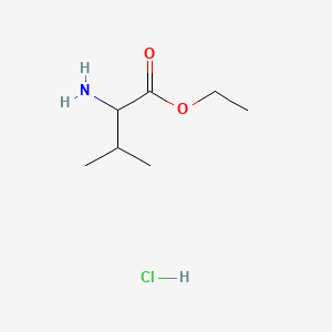 H-DL-Val-OEt.HCl chemical structure (CAS 23358-42-1)