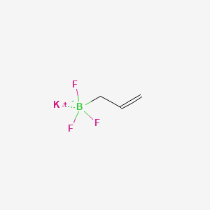 Potassium allyltrifluoroborate chemical structure (CAS 233664-53-4)