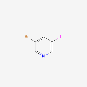 3-Bromo-5-iodopyridine chemical structure (CAS 233770-01-9)