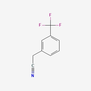 3-(Trifluoromethyl)phenylacetonitrile chemical structure (CAS 2338-76-3)