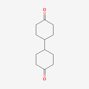 [1,1'-Bi(cyclohexane)]-4,4'-dione chemical structure (CAS 23391-99-3)