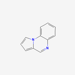 Pyrrolo[1,2-a]quinoxaline chemical structure (CAS 234-95-7)