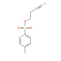 3-Butynyl 4-methylbenzenesulfonate chemical structure (CAS 23418-85-1)