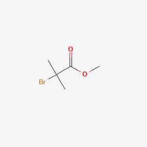 Methyl 2-bromo-2-methylpropanoate chemical structure (CAS 23426-63-3)