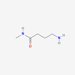 4-Amino-N-methylbutanamide chemical structure (CAS 23435-12-3)