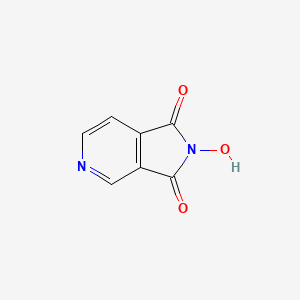 2-Hydroxy-1H-pyrrolo[3,4-c]pyridine-1,3(2H)-dione chemical structure (CAS 23439-88-5)
