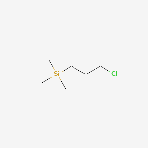 (3-Chloropropyl)trimethylsilane chemical structure (CAS 2344-83-4)