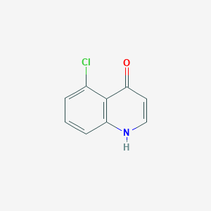 5-Chloroquinolin-4-ol chemical structure (CAS 23443-05-2)