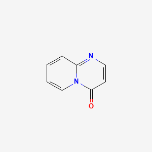 4H-Pyrido[1,2-a]pyrimidin-4-one chemical structure (CAS 23443-10-9)