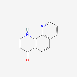 1,10-Phenanthrolin-4-ol chemical structure (CAS 23443-31-4)