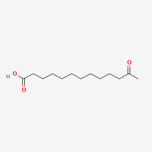 12-Oxotridecanoic acid chemical structure (CAS 2345-12-2)