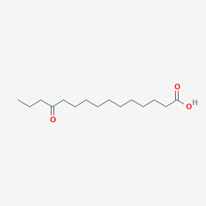 12-Oxopentadecanoic acid chemical structure (CAS 2345-14-4)