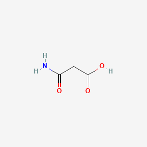 3-Amino-3-oxopropanoic acid chemical structure (CAS 2345-56-4)