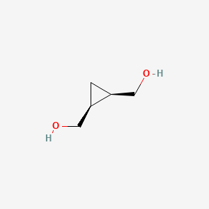 rel-(1R,2S)-Cyclopropane-1,2-diyldimethanol chemical structure (CAS 2345-68-8)