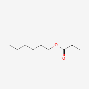 Hexyl isobutyrate chemical structure (CAS 2349-07-7)