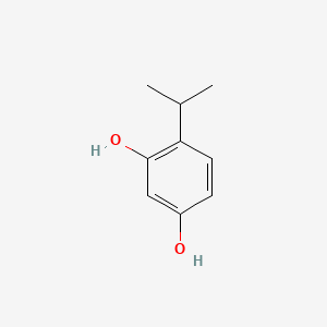 4-Isopropylbenzene-1,3-diol chemical structure (CAS 23504-03-2)