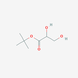 tert-Butyl 2,3-dihydroxypropanoate chemical structure (CAS 235090-36-5)