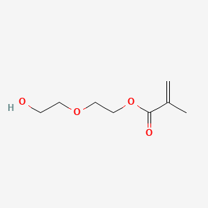 Diethyleneglycolmono-methacrylate chemical structure (CAS 2351-43-1)