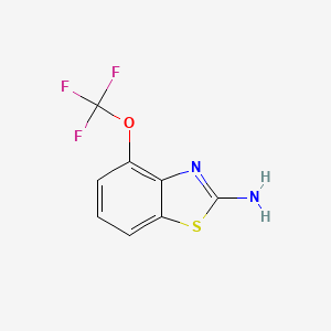 4-(Trifluoromethoxy)benzo[d]thiazol-2-amine chemical structure (CAS 235101-36-7)