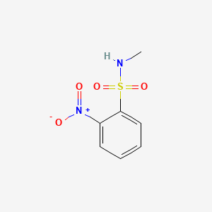 N-Methyl-2-nitrobenzenesulfonamide chemical structure (CAS 23530-40-7)