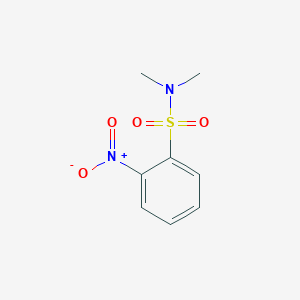N,N-Dimethyl-2-nitrobenzenesulfonamide chemical structure (CAS 23530-43-0)