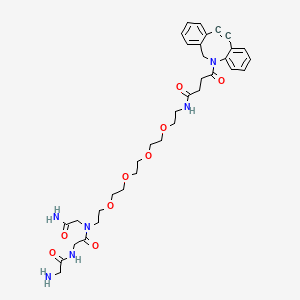 Gly-Gly-Gly-PEG4-DBCO chemical structure (CAS 2353409-80-8)