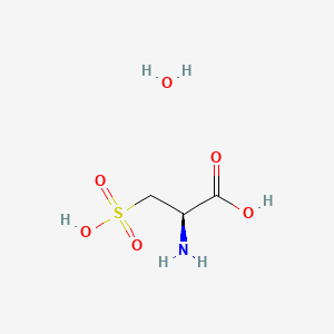(R)-2-Amino-3-sulfopropanoic acid hydrate chemical structure (CAS 23537-25-9)