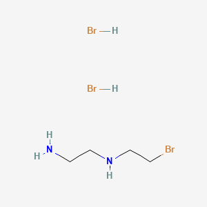 N1-(2-Bromoethyl)ethane-1,2-diamine dihydrobromide chemical structure (CAS 23545-41-7)
