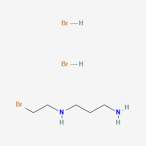 N-(2-Bromoethyl)-1,3-propanediamine dihydrobromide chemical structure (CAS 23545-42-8)