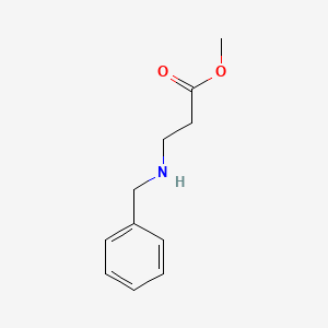 Methyl 3-(benzylamino)propanoate chemical structure (CAS 23574-01-8)