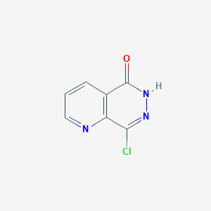 8-Chloropyrido[2,3-d]pyridazin-5(6H)-one chemical structure (CAS 23590-60-5)