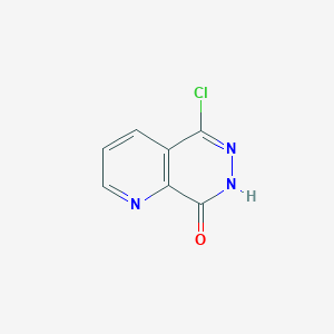 5-Chloropyrido[2,3-d]pyridazin-8(7H)-one chemical structure (CAS 23590-61-6)