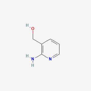 2-Amino-3-hydroxymethylpyridine chemical structure (CAS 23612-57-9)