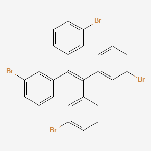 1,1,2,2-Tetrakis(3-bromophenyl)ethene chemical structure (CAS 2361216-82-0)