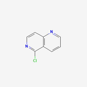 5-Chloro[1,6]naphthyridine chemical structure (CAS 23616-32-2)