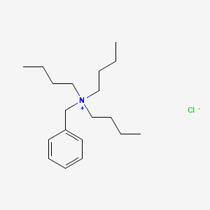 N-Benzyl-N,N-dibutylbutan-1-aminium chloride chemical structure (CAS 23616-79-7)